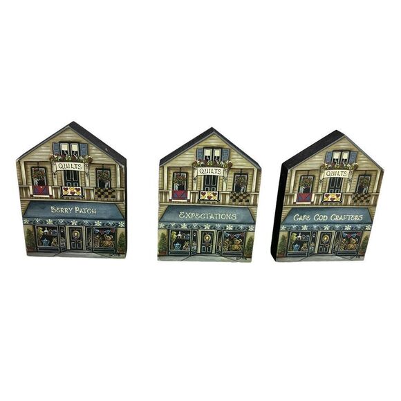 Brandywine woodcrafts wooden shelf sitters set of 3 - Picture 2 of 4